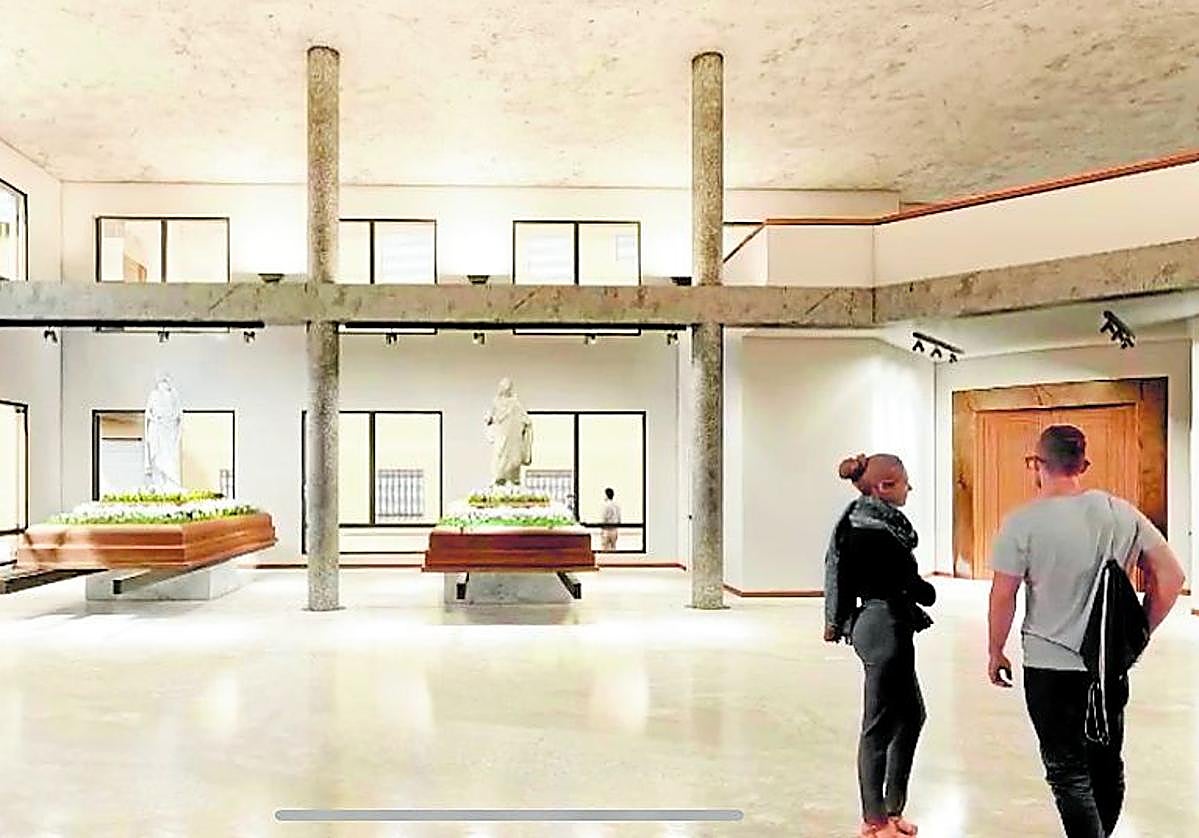 Recreación incluida en el proyecto de rehabilitación del Casino.