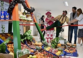 Miembros de Pupaclown en La Arrixaca, en una foto de archivo.