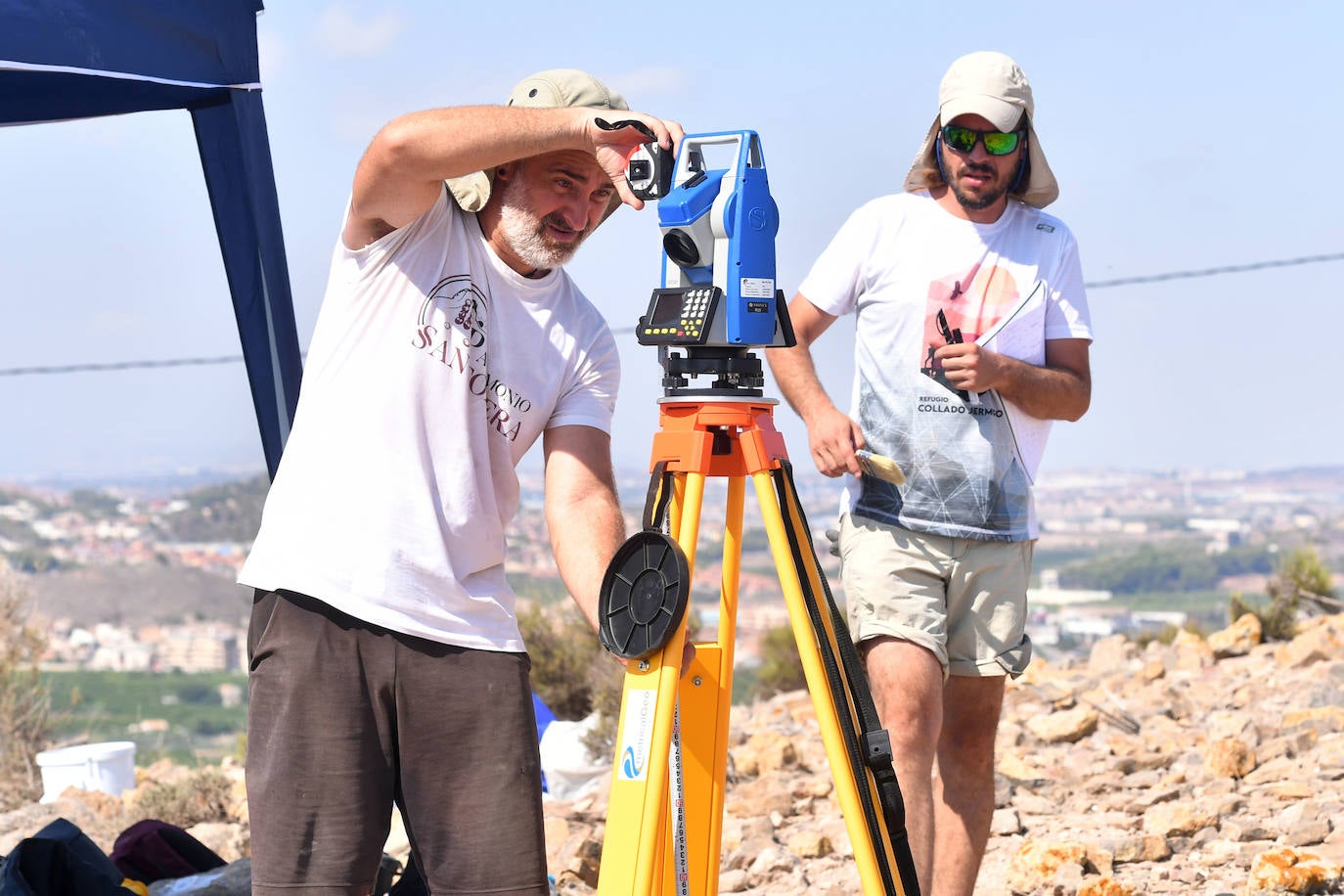 Excavaciones en el yacimiento del monte Balumba de Santomera, en imágenes