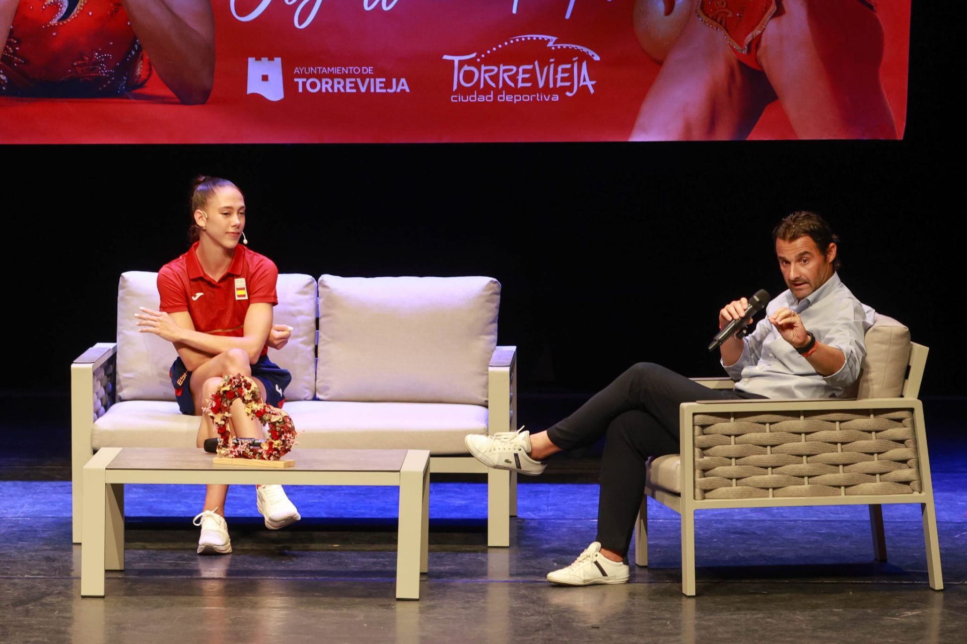 Encuentro en Torrevieja con la deportista olímpica Polina Berezina