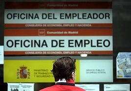 Imagen de archivo de una oficina de empleo.