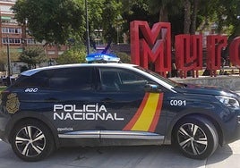 Un vehículo de la Policía Nacional.