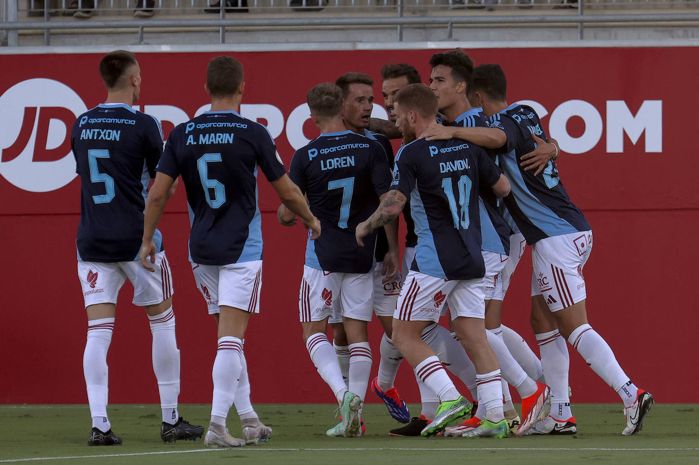 La victoria del Real Murcia frente al Sevilla Atlético, en imágenes