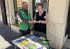 Vendedor de la ONCE de Cieza.