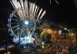 La noria panorámica instalada en la Feria de Murcia el año pasado.