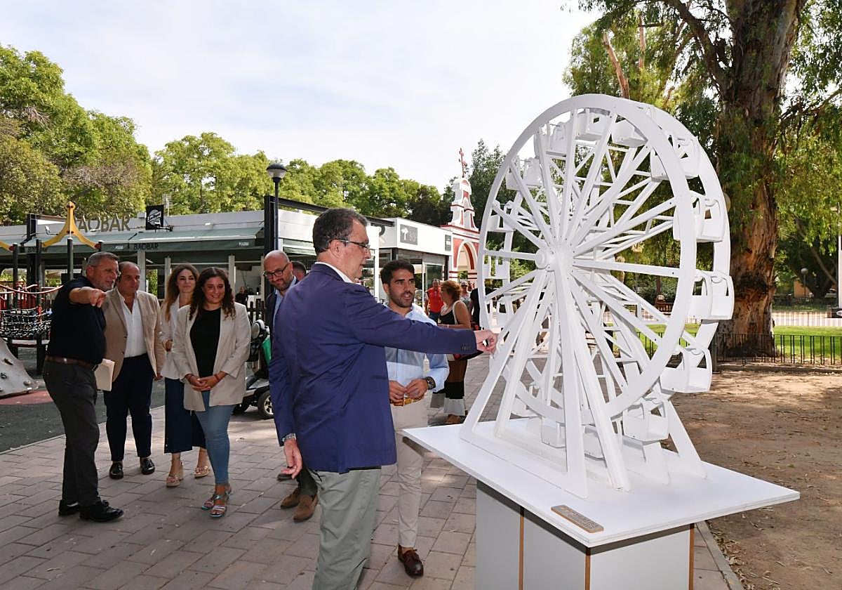 Presentación de la gran noria panorámica.