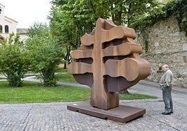 Una de las esculturas de Juan Méjica que se expondrán.