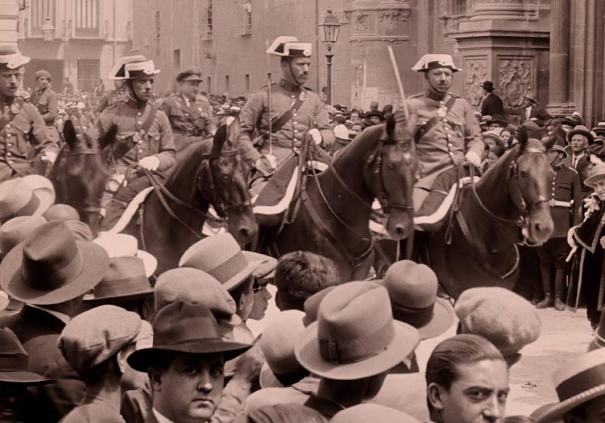 Fotograma de 'Mister Yo en la vega murciana', filme de los años 20.