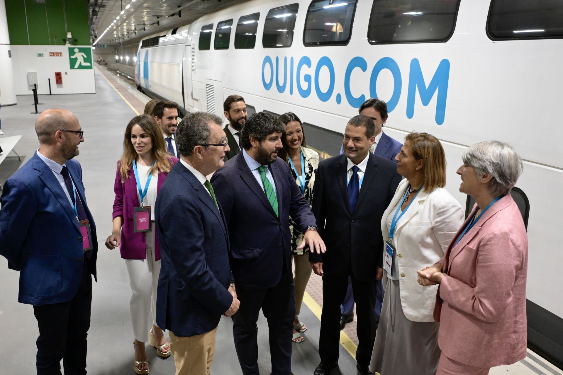 Así fue la inauguración de la línea de Ouigo entre Murcia y Madrid, en imágenes