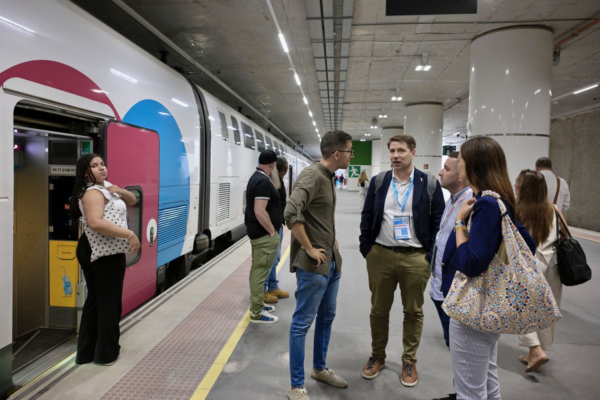 Así fue la inauguración de la línea de Ouigo entre Murcia y Madrid, en imágenes