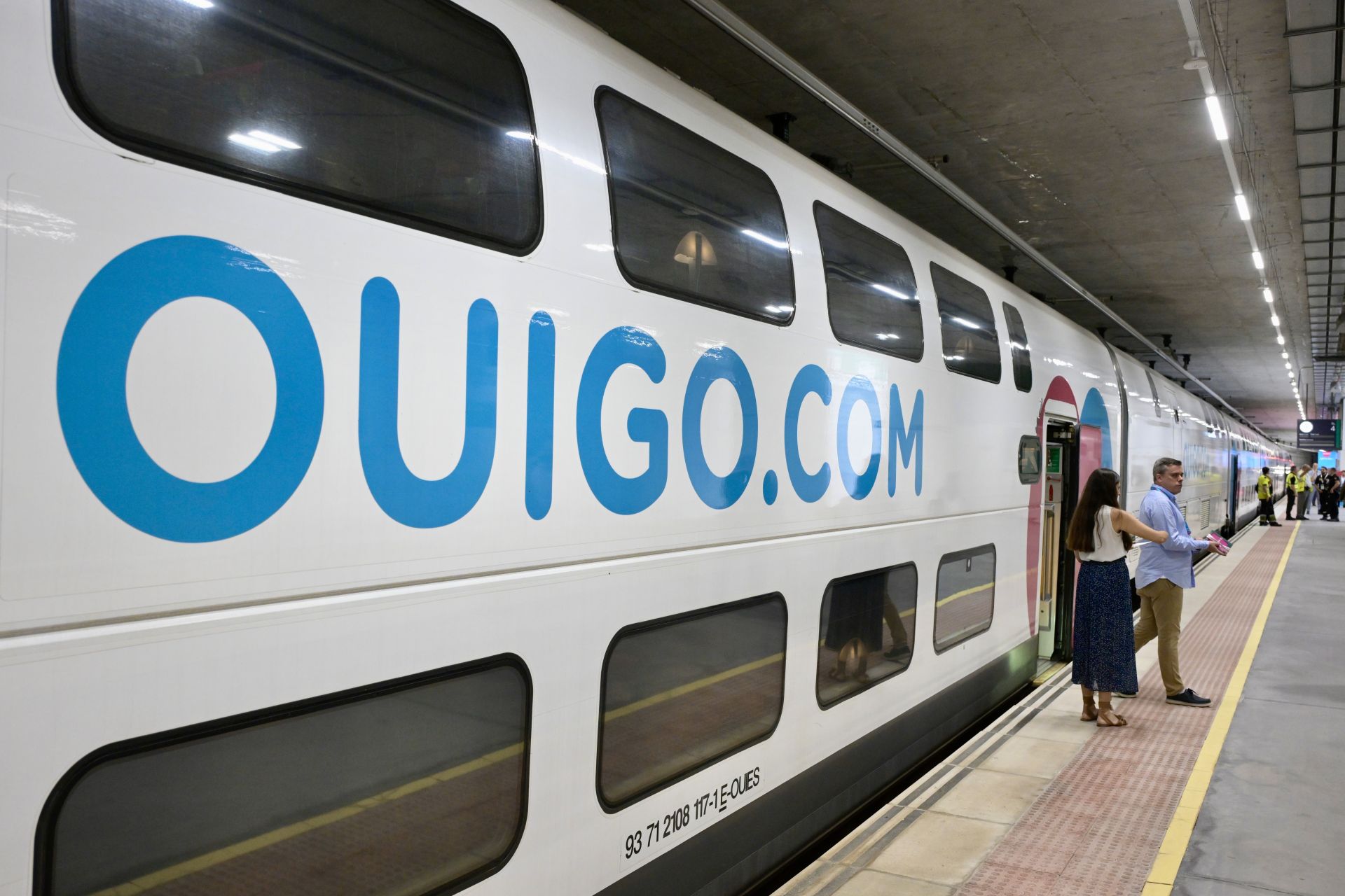 Así fue la inauguración de la línea de Ouigo entre Murcia y Madrid, en imágenes