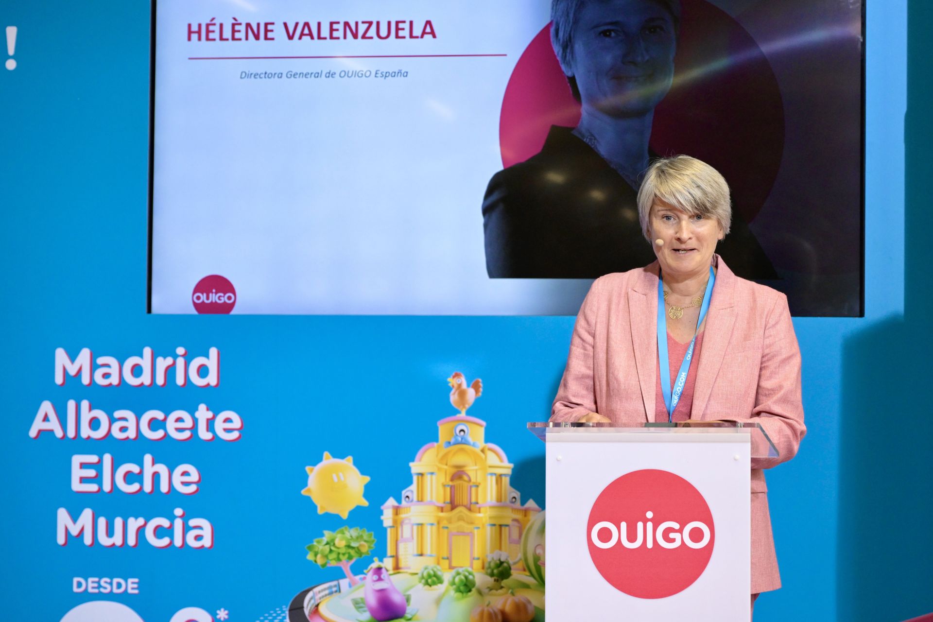 Así fue la inauguración de la línea de Ouigo entre Murcia y Madrid, en imágenes