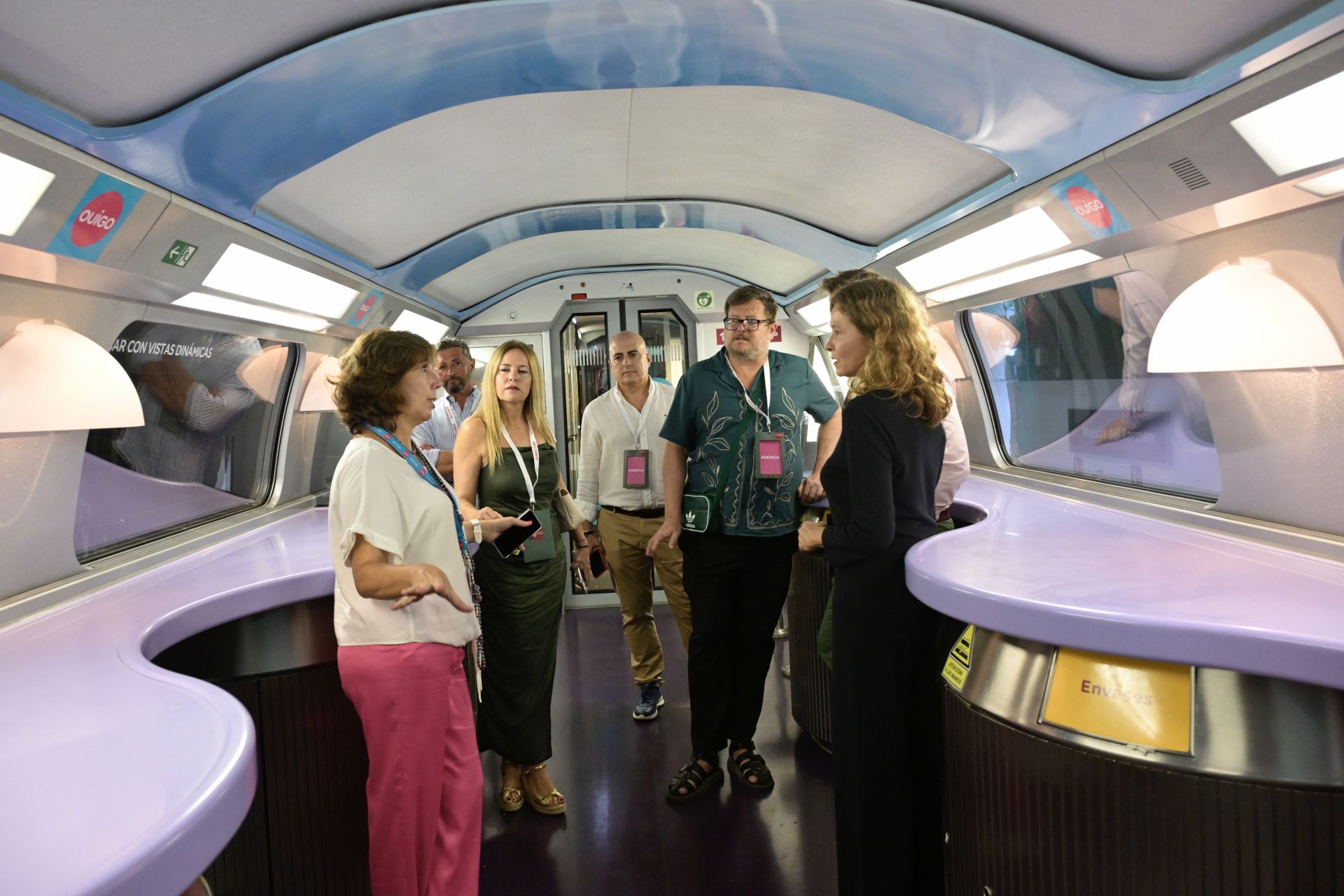 Así fue la inauguración de la línea de Ouigo entre Murcia y Madrid, en imágenes