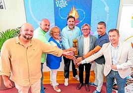 Acto de presentación del 'Iter Ignis' de las fiestas, en la sala de recepciones del Palacio Consistorial.