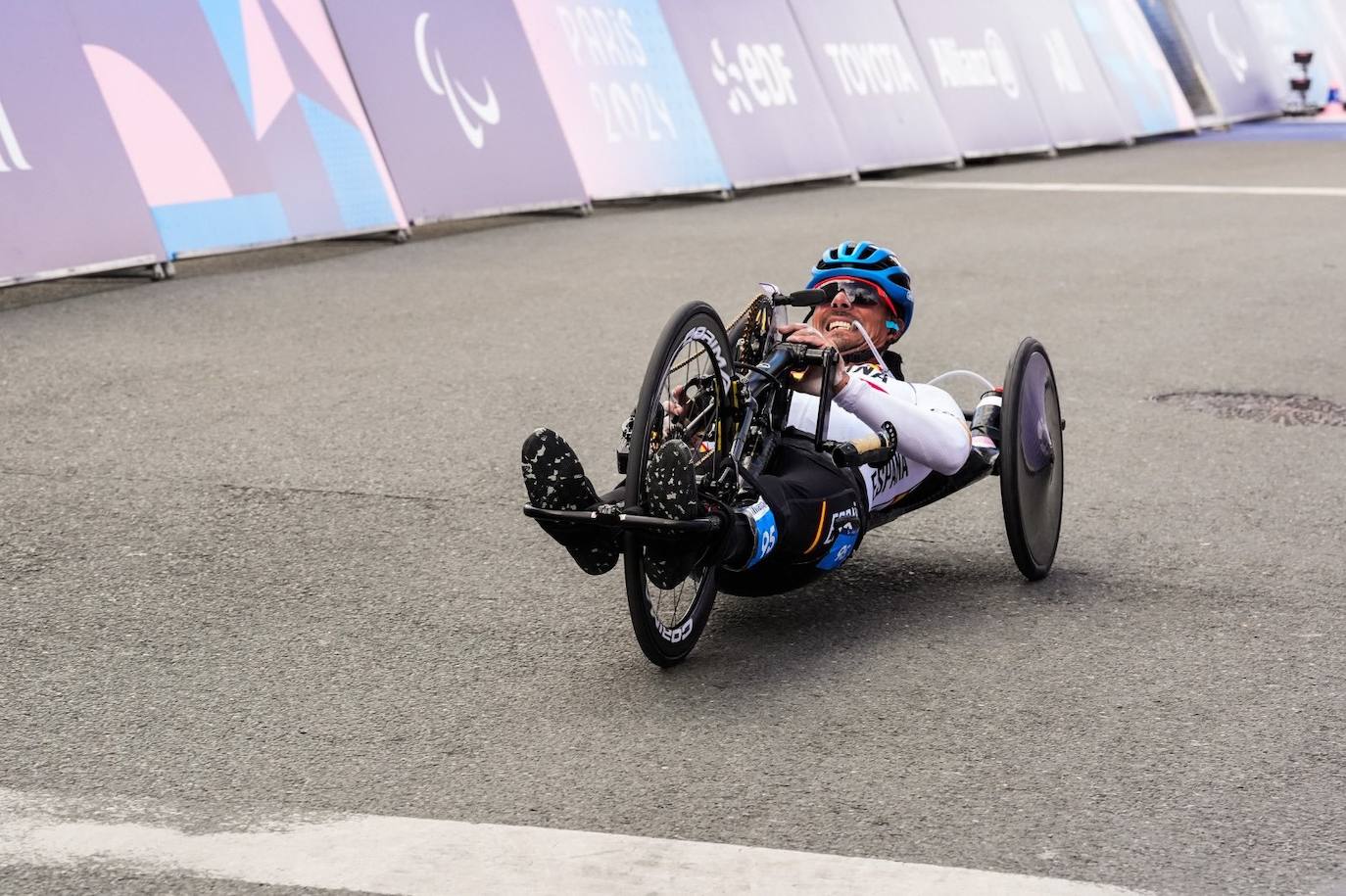 El deportista de la UCAM Sergio Garrote, en los Juegos Paralímpicos de París.