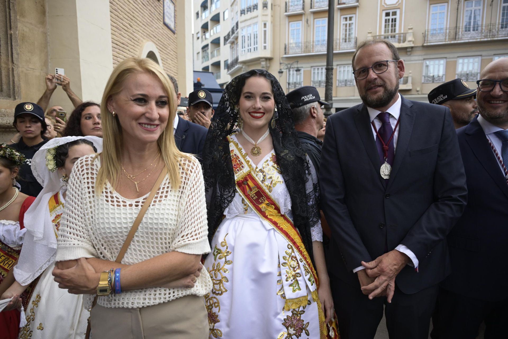 La bajada de la Virgen de la Fuensanta a la Catedral de Murcia, en imágenes