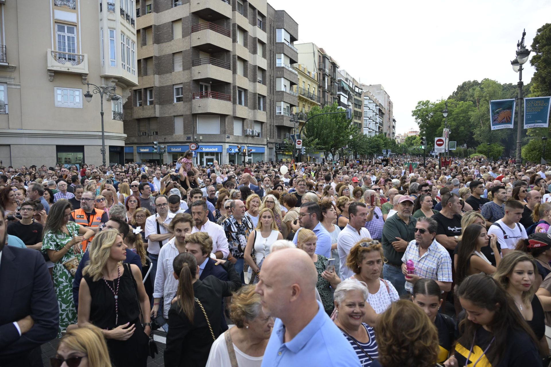 La bajada de la Virgen de la Fuensanta a la Catedral de Murcia, en imágenes