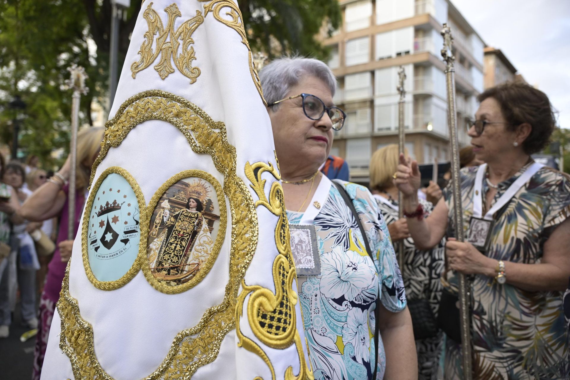 La bajada de la Virgen de la Fuensanta a la Catedral de Murcia, en imágenes