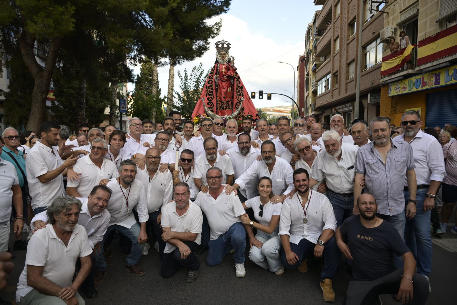 La bajada de la Virgen de la Fuensanta a la Catedral de Murcia, en imágenes
