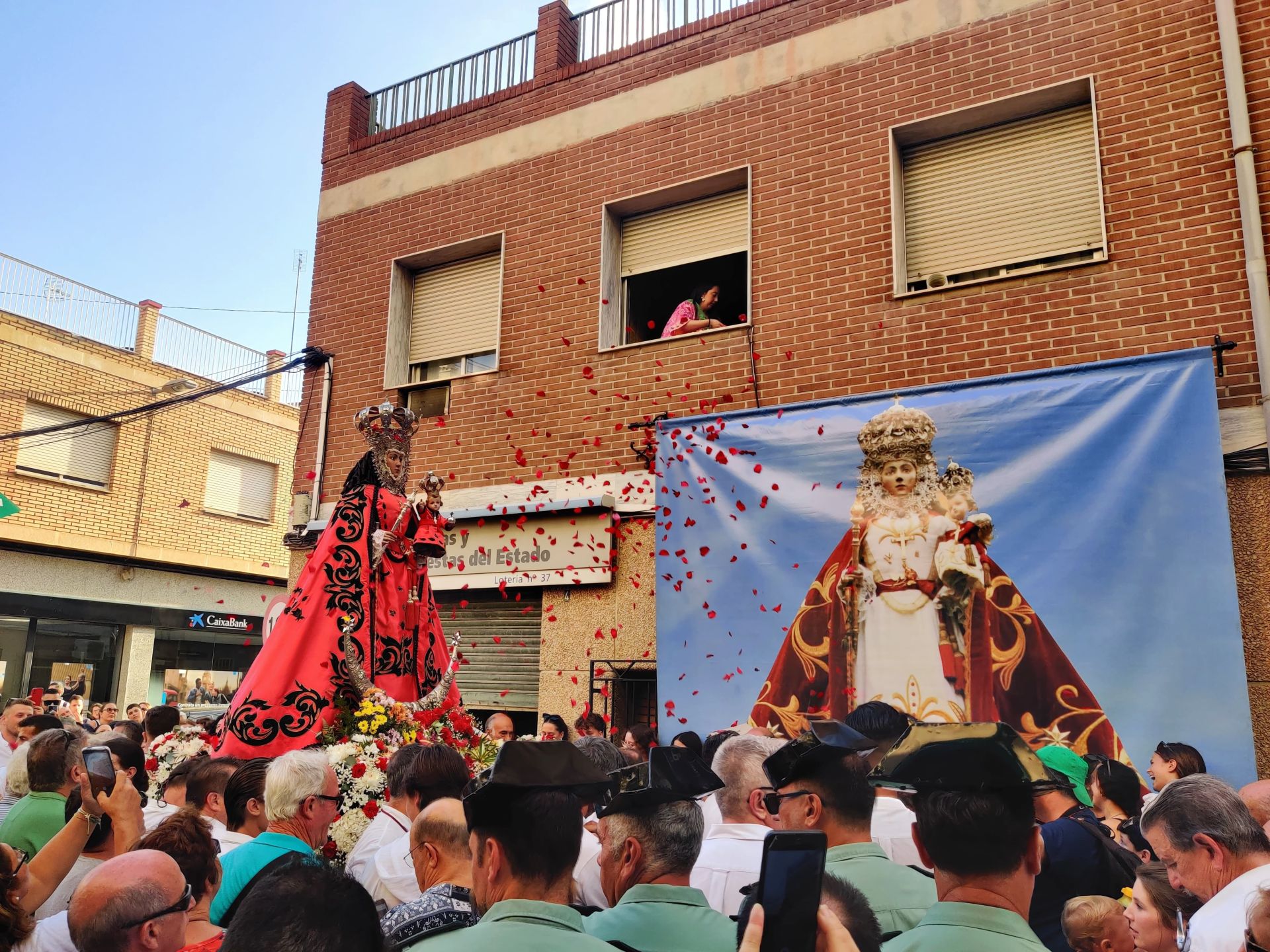 La bajada de la Virgen de la Fuensanta a la Catedral de Murcia, en imágenes