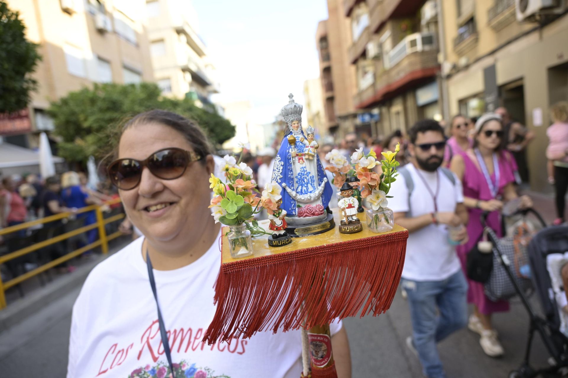 La bajada de la Virgen de la Fuensanta a la Catedral de Murcia, en imágenes