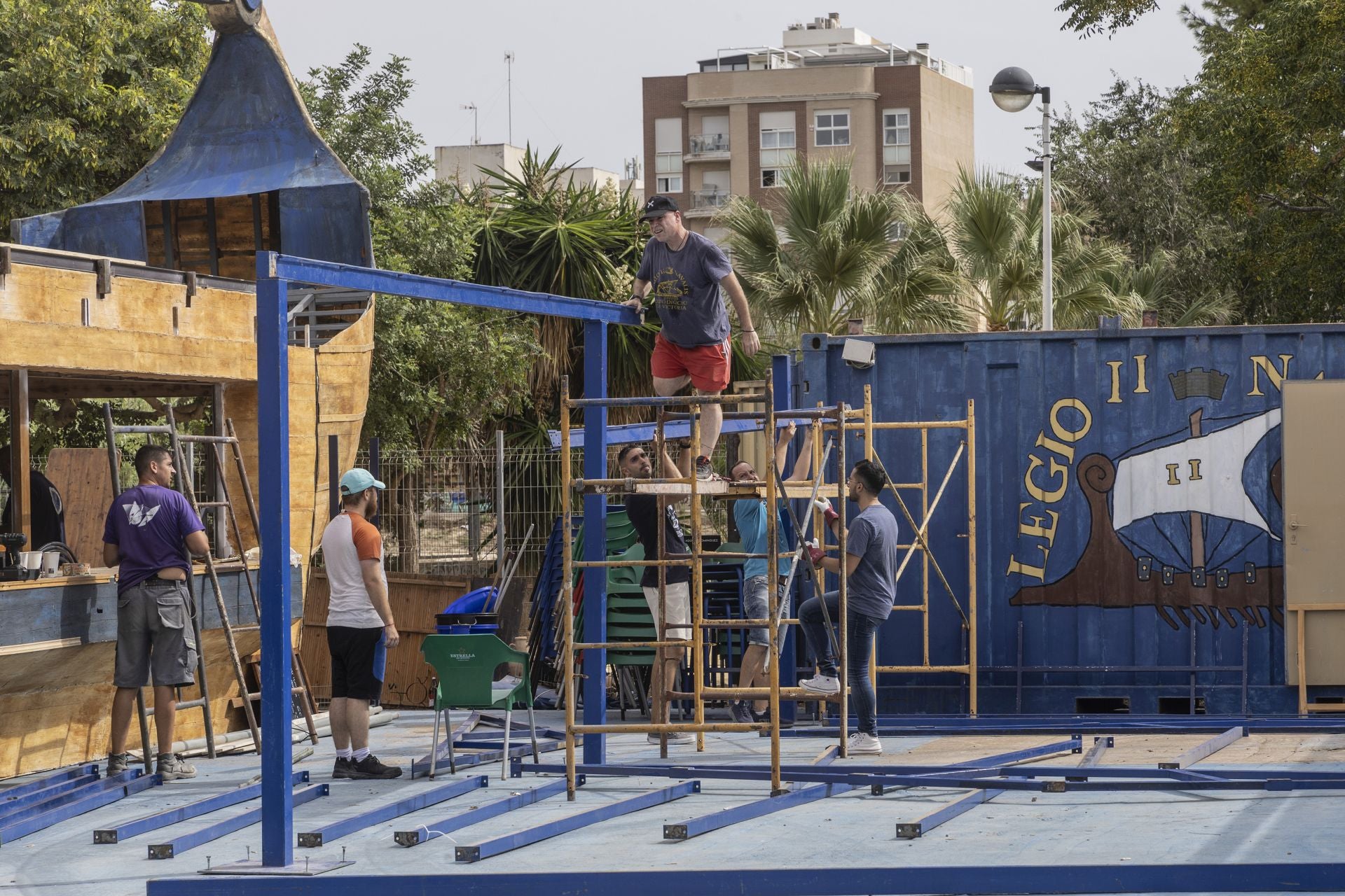 Los preparativos de la batalla de Carthagineses y Romanos