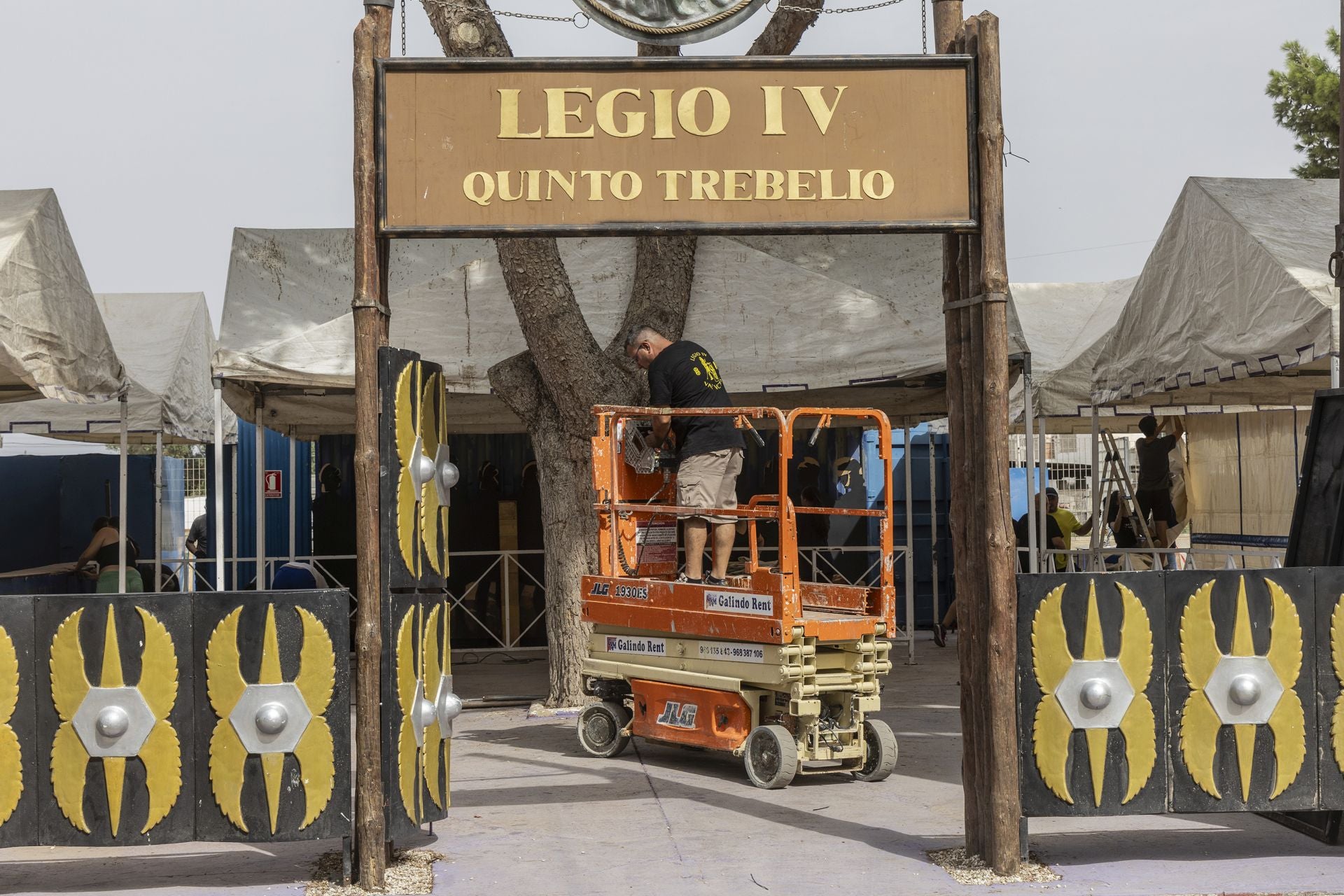 Los preparativos de la batalla de Carthagineses y Romanos