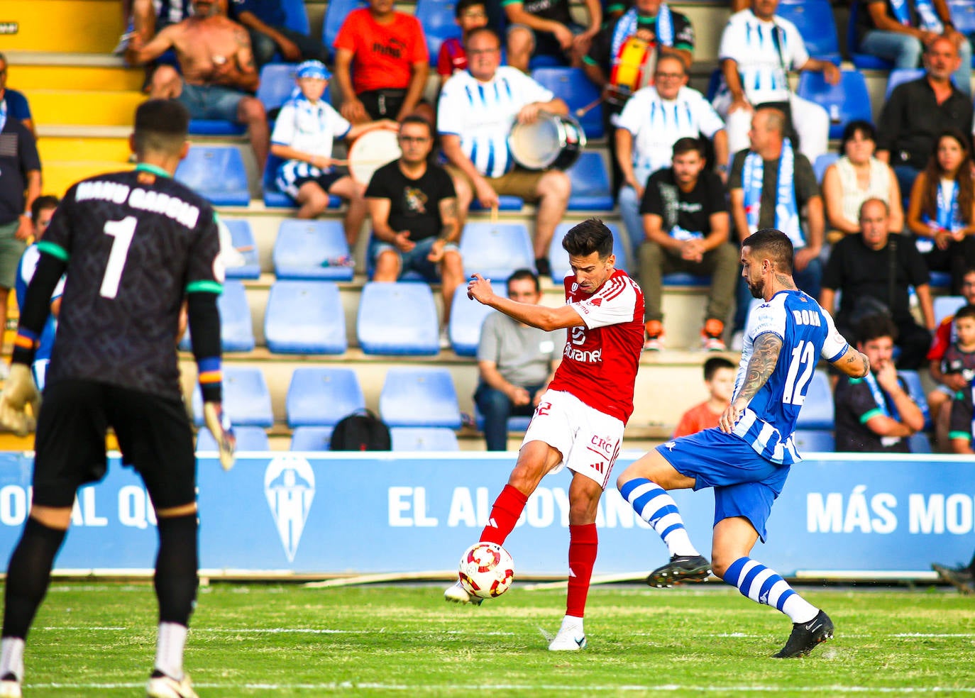 La victoria del Real Murcia frente al Alcoyano, en imágenes