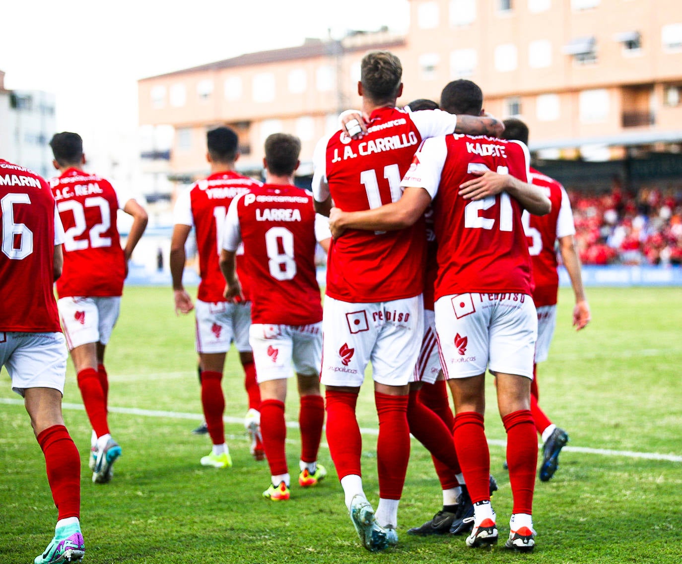 La victoria del Real Murcia frente al Alcoyano, en imágenes