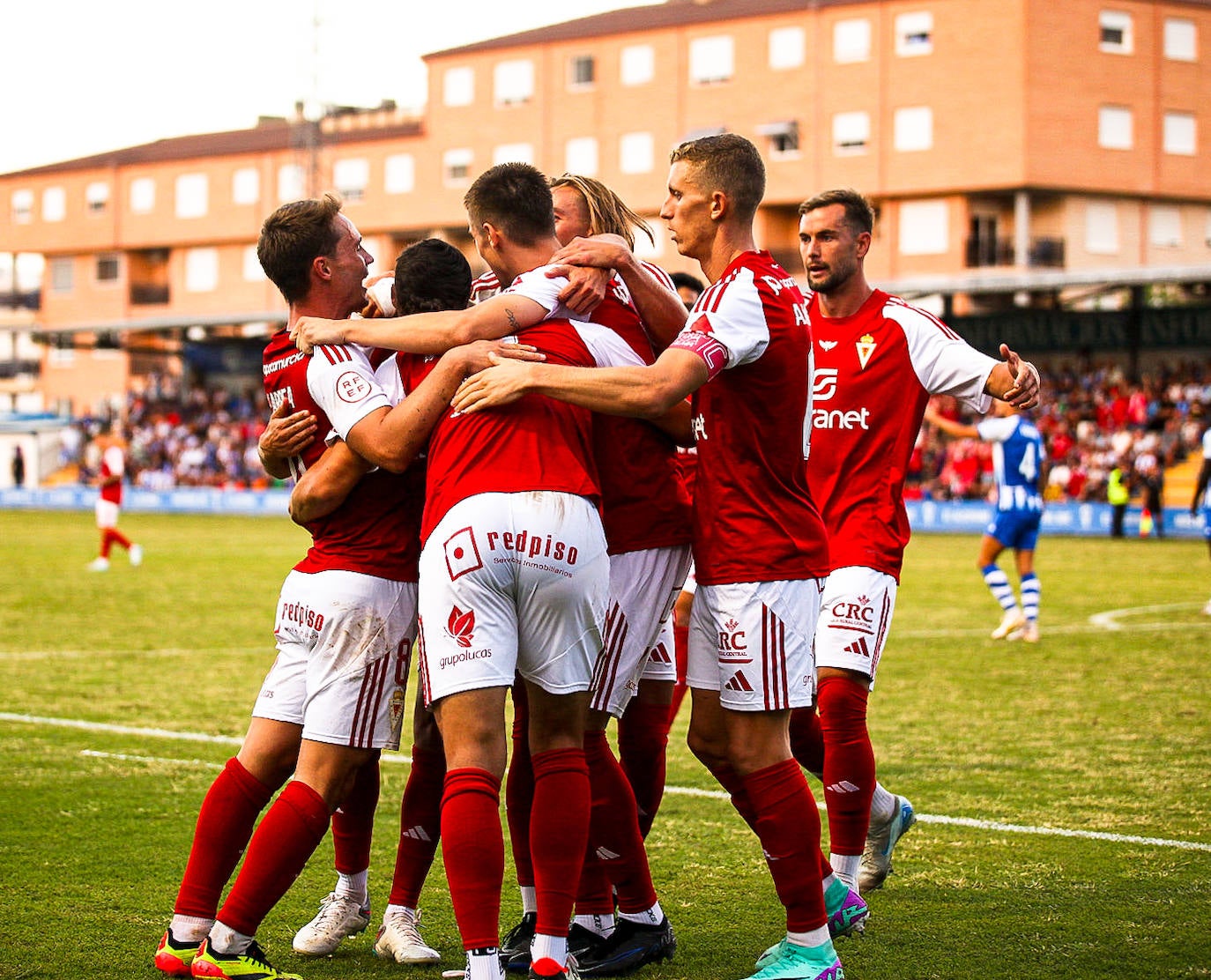 La victoria del Real Murcia frente al Alcoyano, en imágenes