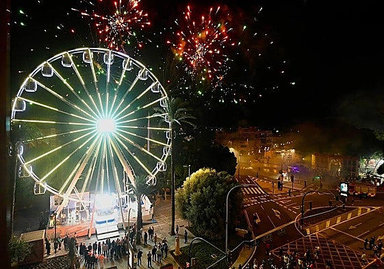 La noria de Murcia y la entrada a Los Huertos de El Malecón.