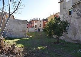 En esta zona próxima al callejón de Frías se construirá la nueva zona de juegos infantiles.