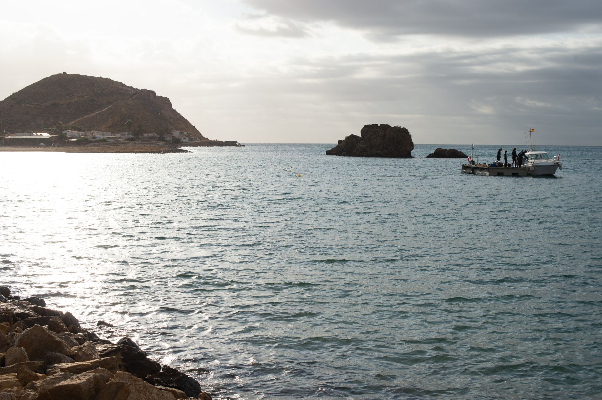 La extracción de la primera porción del barco fenicio de Mazarrón, en imágenes