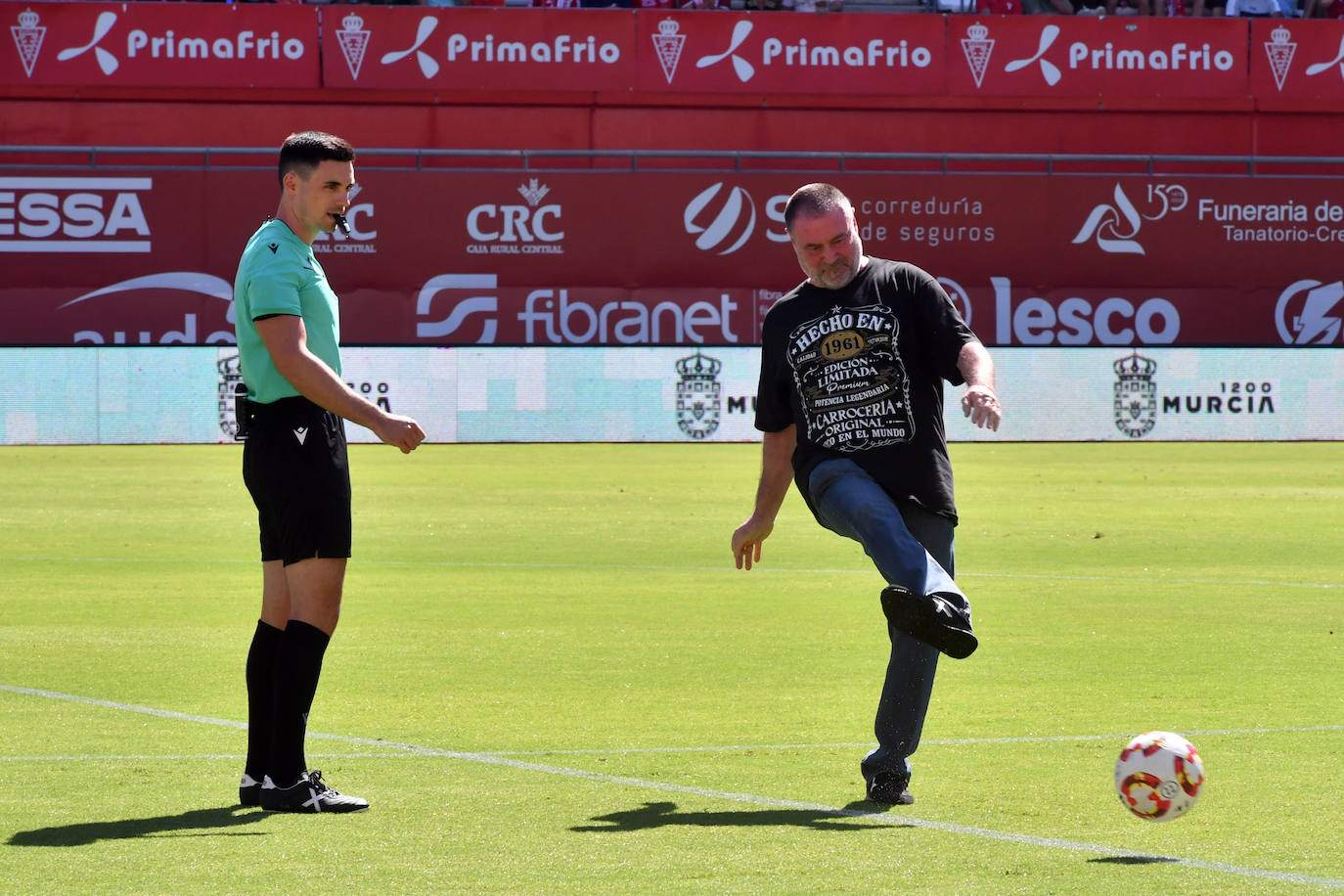 La victoria del Real Murcia contra el Mérida, en imágenes