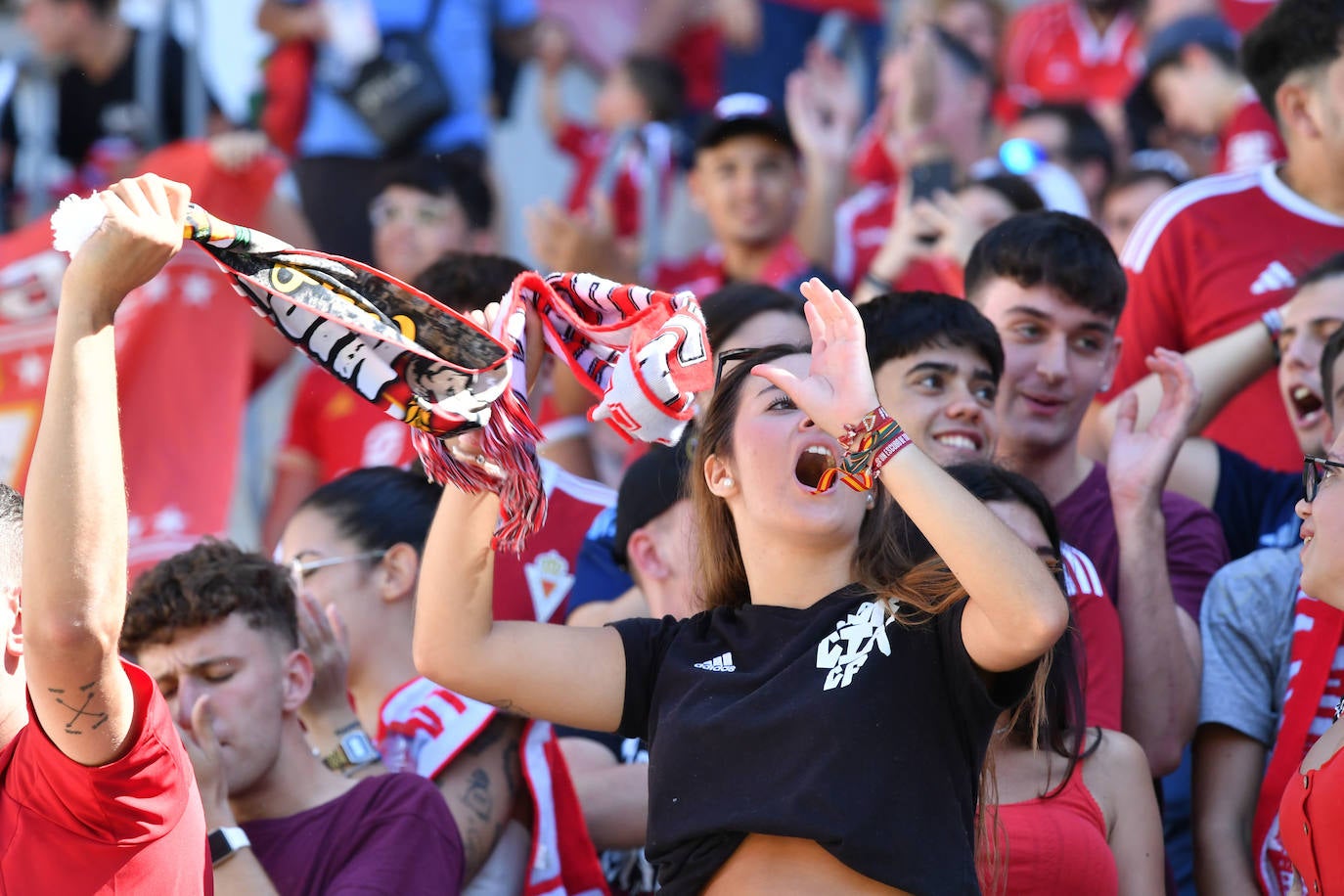 La victoria del Real Murcia contra el Mérida, en imágenes