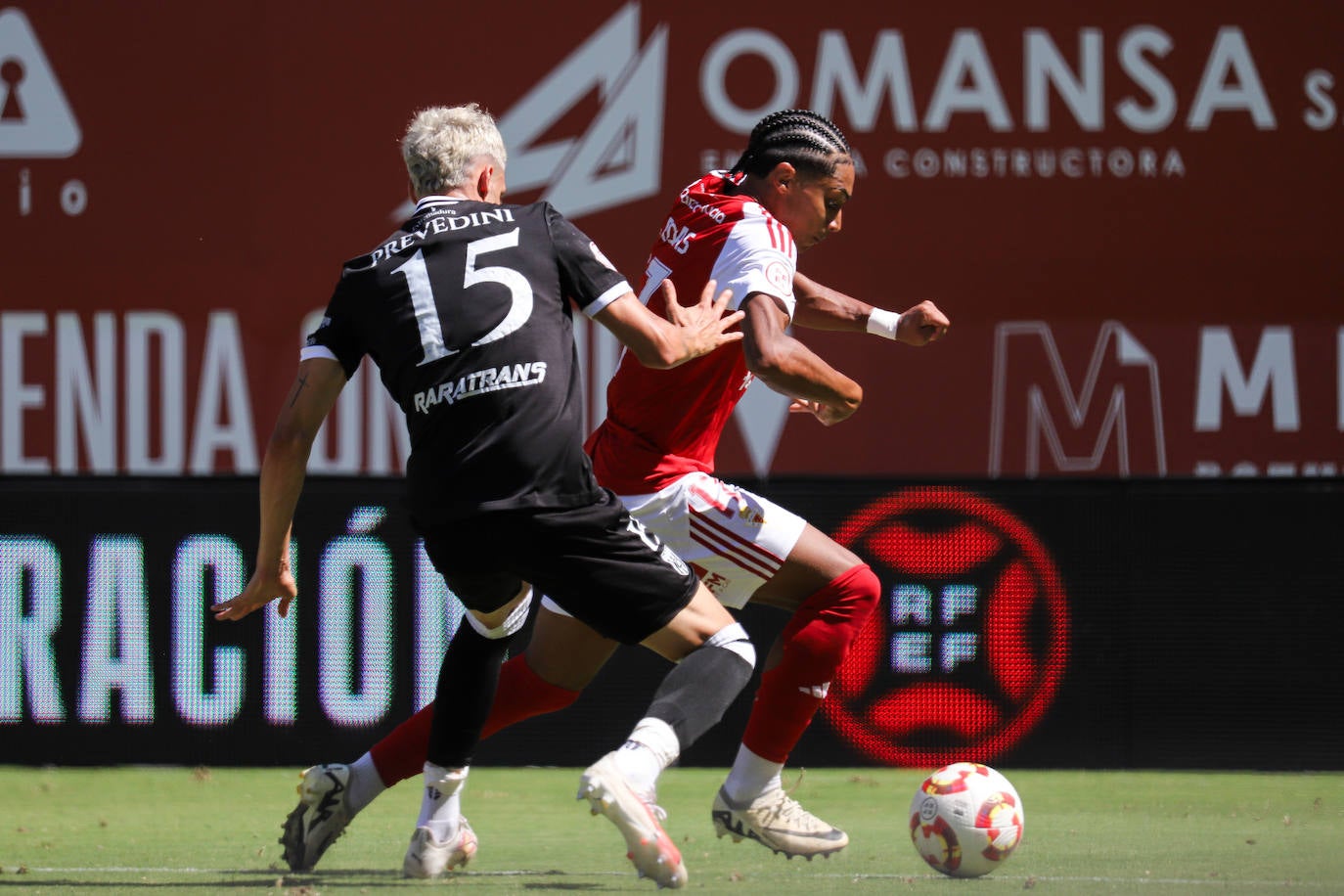 La victoria del Real Murcia contra el Mérida, en imágenes