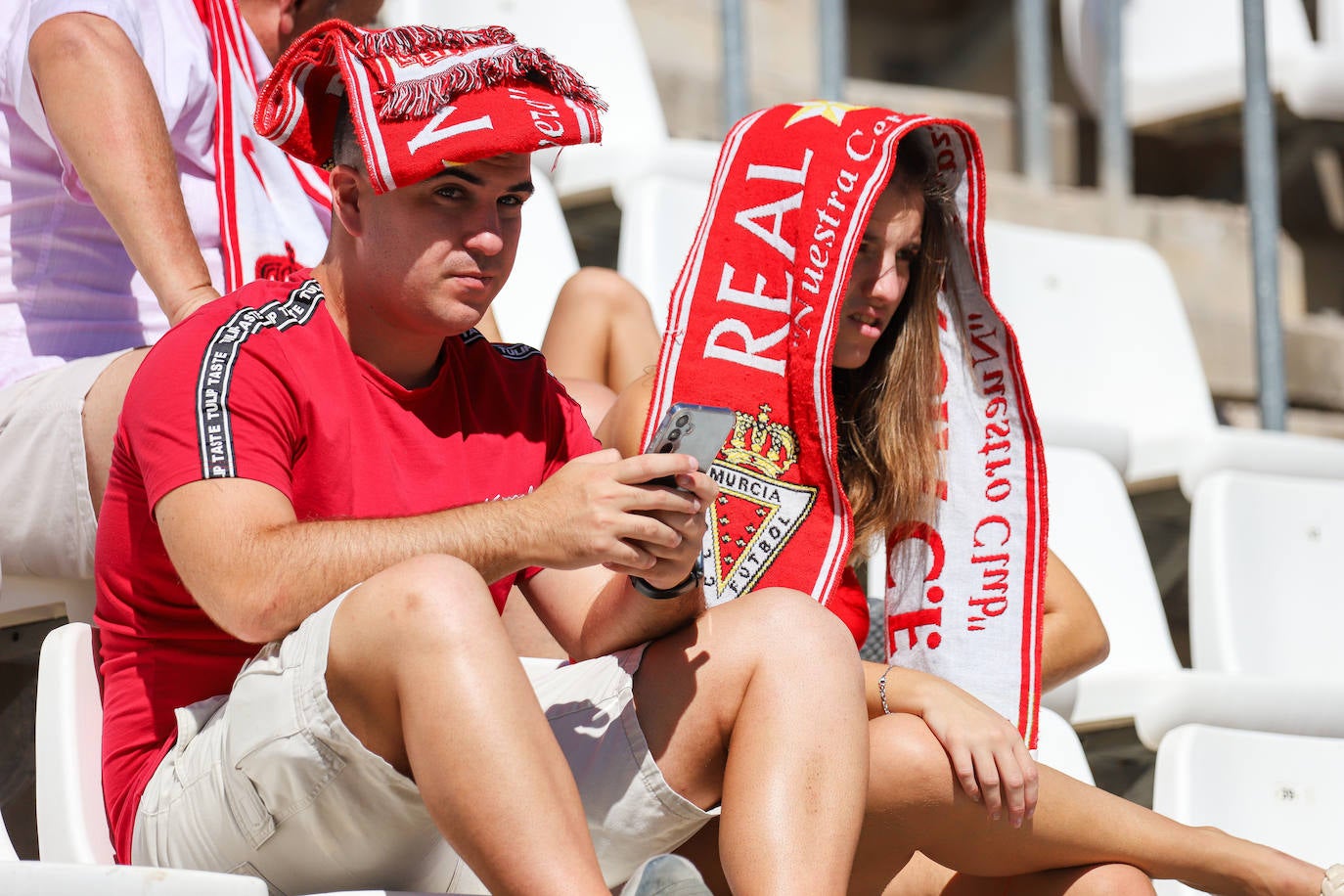 La victoria del Real Murcia contra el Mérida, en imágenes