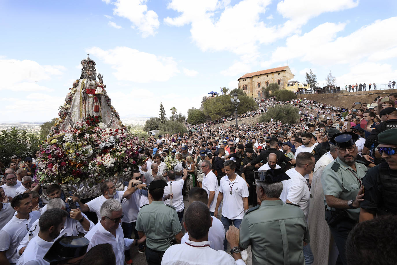 En imágenes, la Romería de la Virgen de la Fuensanta en Murcia