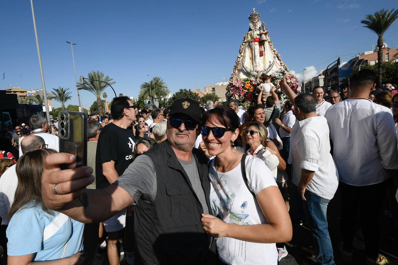 En imágenes, la Romería de la Virgen de la Fuensanta en Murcia