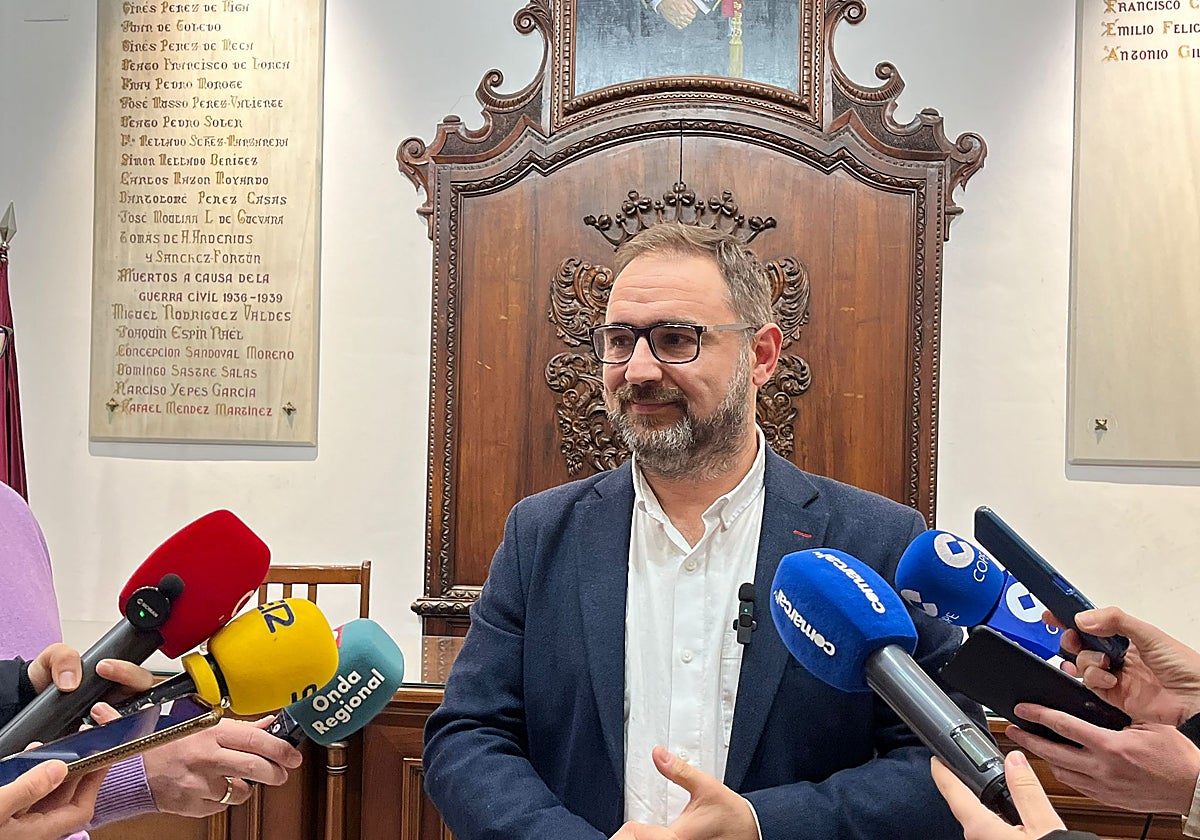 El portavoz del PSOE, Diego José Mateos.