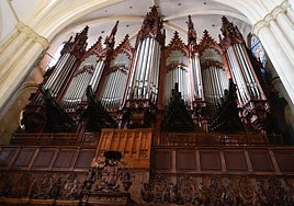 El órgano de la Catedral de Murcia, en una imagen de archivo.