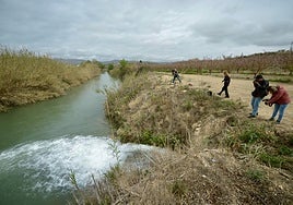 Un sondeo de la batería de pozos del Sinclinal de Calasparra, abierto el pasado marzo.
