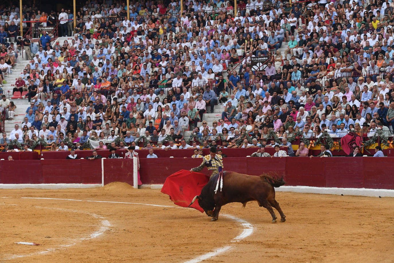 Las imágenes de la corrida de la Romería en Murcia