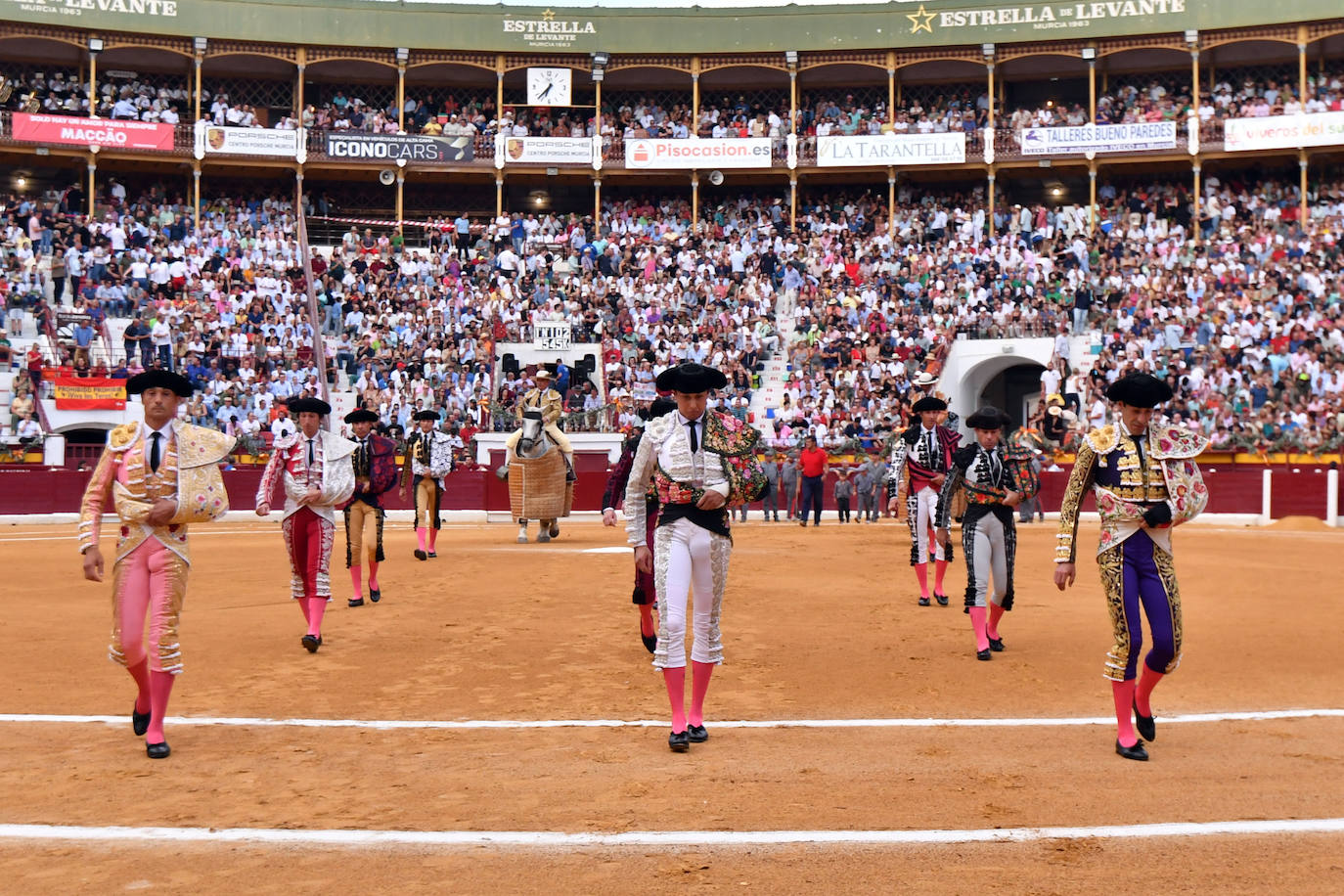 Las imágenes de la corrida de la Romería en Murcia