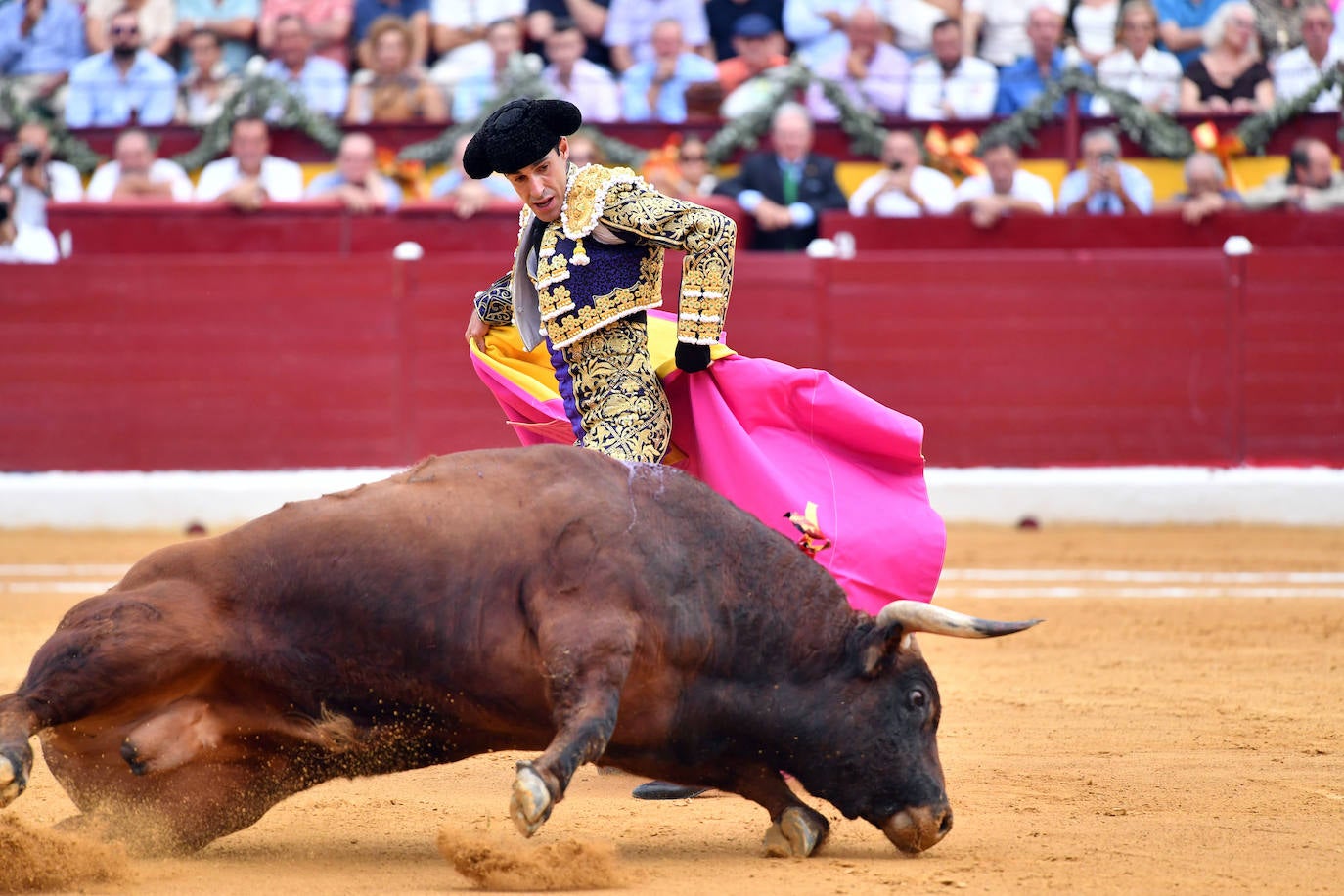 Las imágenes de la corrida de la Romería en Murcia