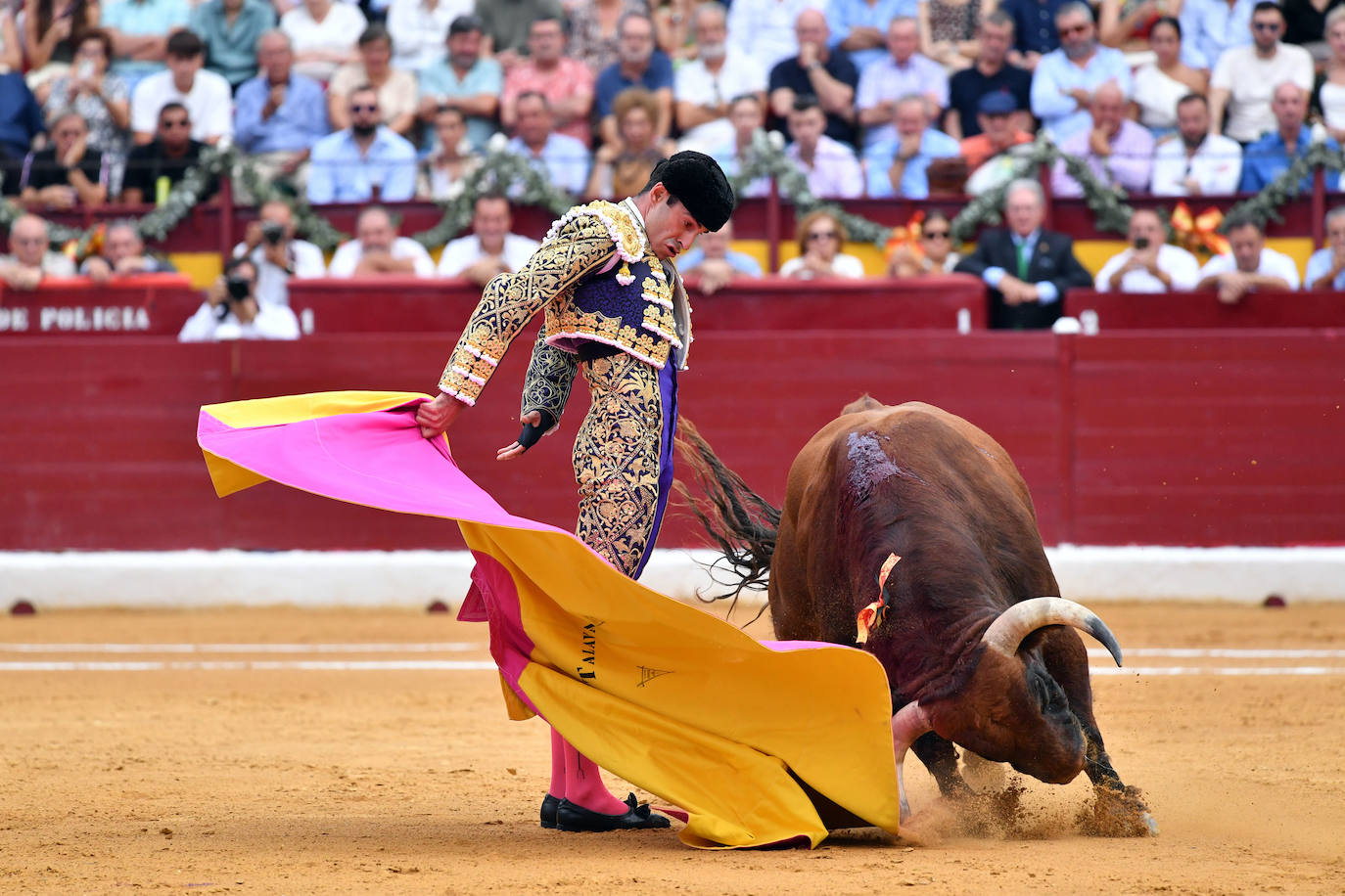 Las imágenes de la corrida de la Romería en Murcia