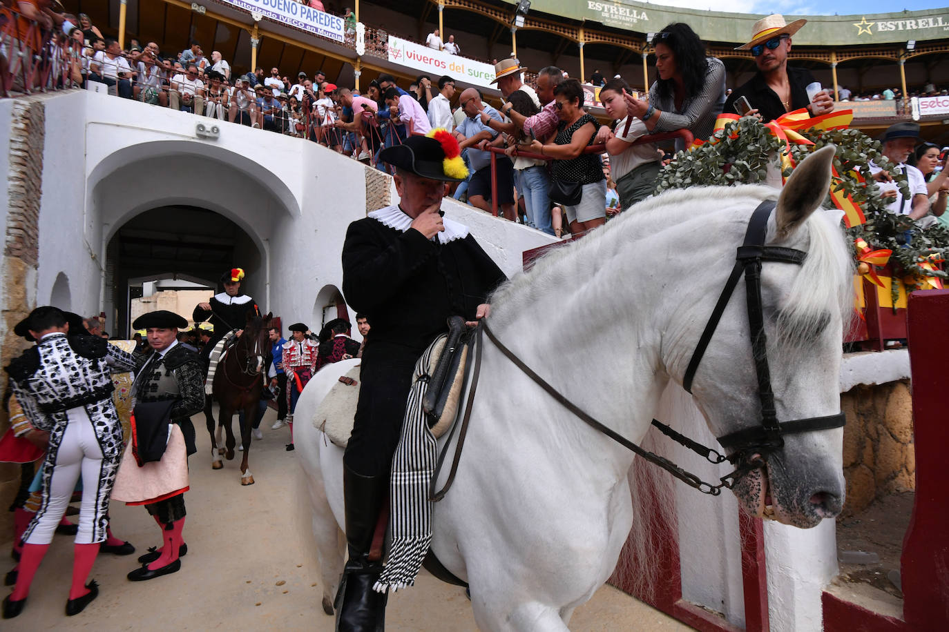 Las imágenes de la corrida de la Romería en Murcia