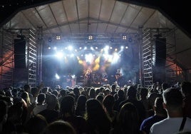 Concierto en la Zona Güertana en las anteriores fiestas.