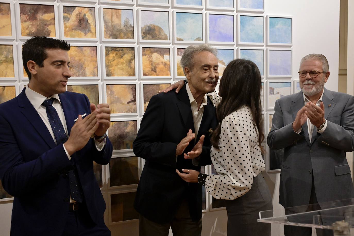 Las imágenes de la inauguración de la exposición de Pedro Cano