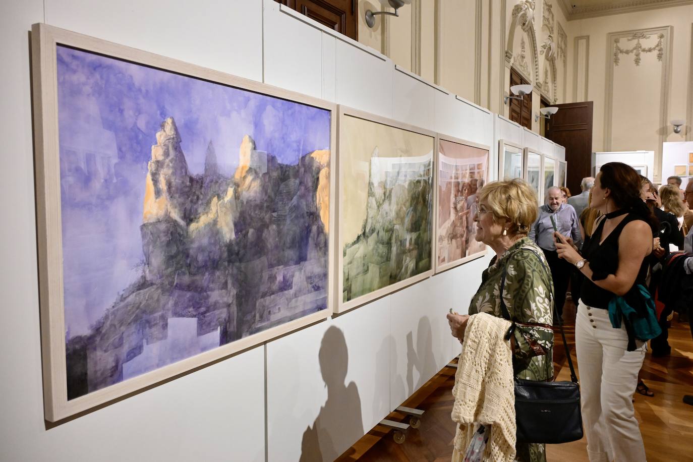 Las imágenes de la inauguración de la exposición de Pedro Cano